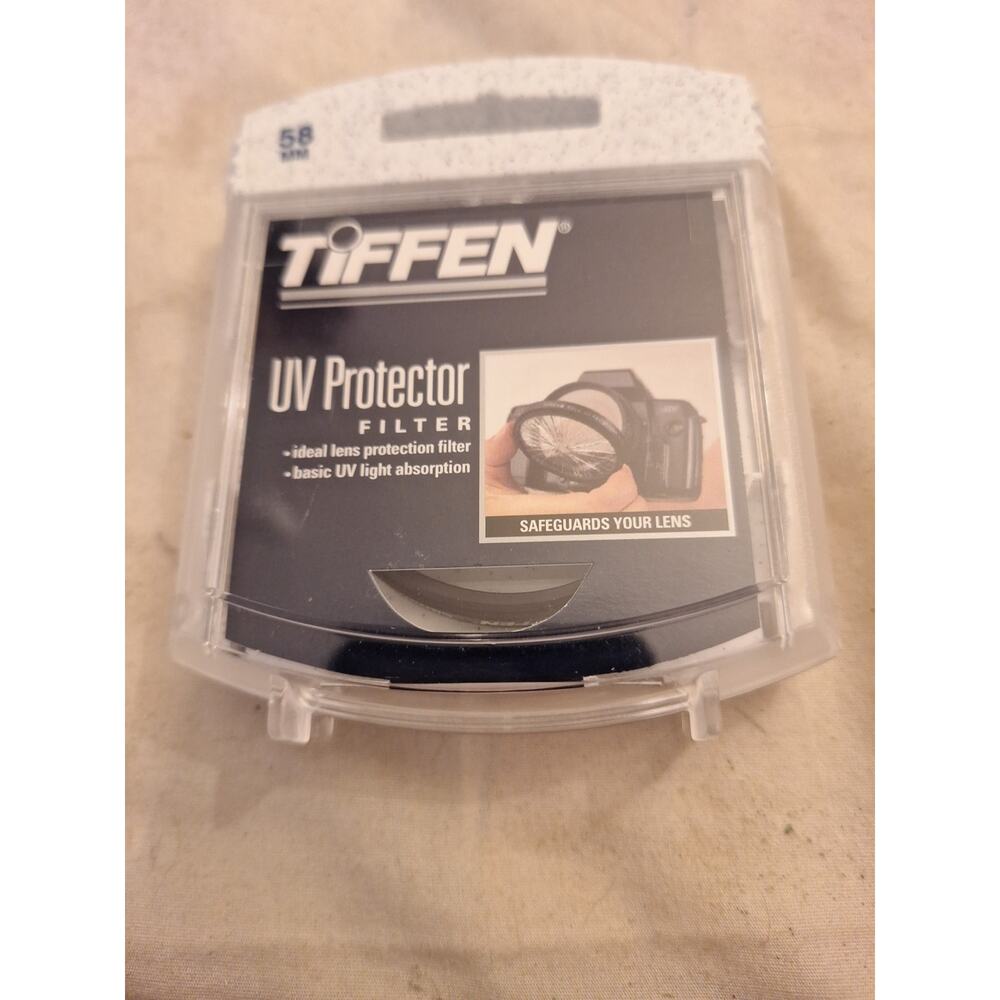 Tiffen UV Protector Lens Filter 58 mm Unused Open Box !